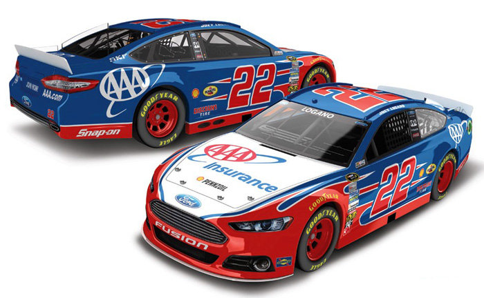 2014 Joey Logano #22 AAA 1/64 Diecast
