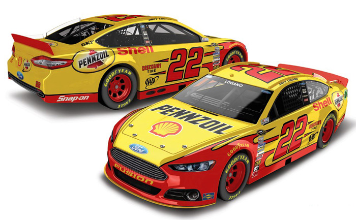 2014 Joey Logano #22 Shell 1/64 Diecast