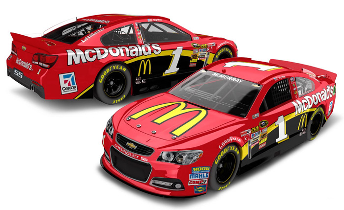 2014 Jamie McMurray #1 McDonald's 1/64 Diecast