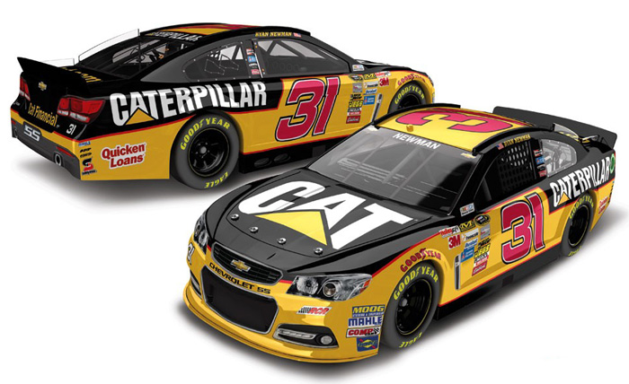 2014 Ryan Newman #31 Caterpillar 1/64 Diecast 