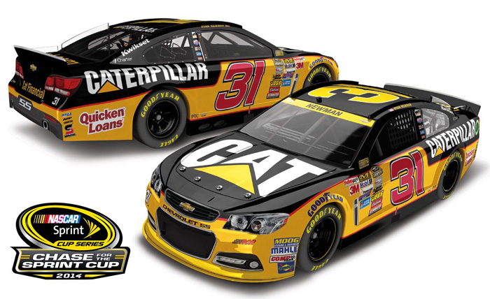 2014 Ryan Newman #31 Caterpillar - Chase for the Sprint Cup 1/64 Diecast