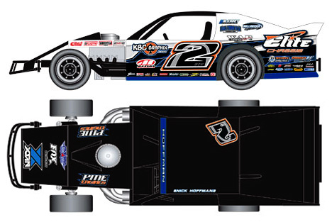 2014 Nick Hoffman #2 Dirt Modified Diecast