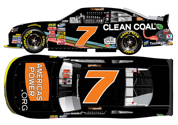 2014 Regan Smith #7 Clean Coal Diecast - Autographed