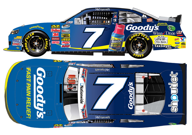 2014 Regan Smith #7 Goody's 1/64 Diecast