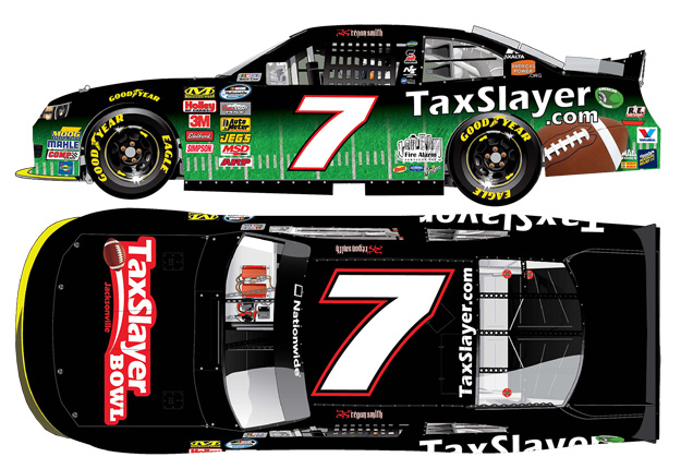 2014 Regan Smith #7 TaxSlayer Bowl 1/64 Diecast