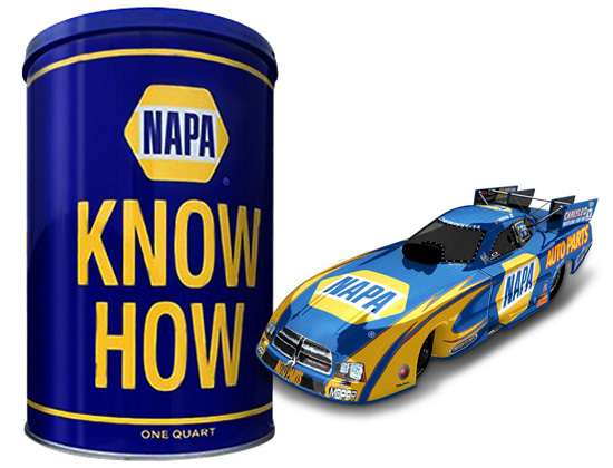 2014 Ron Capps - NAPA NHRA Funny Car 1/64 Diecast - In NAPA Can