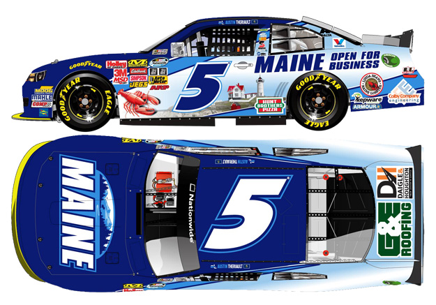2014 Austin Theriault #5 Maine "Open for Business" 1/64 Diecast