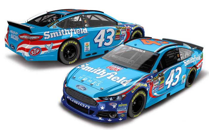 2015 Aric Almirola #43 Smithfield 1/64 Diecast