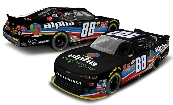 2015 Ben Rhodes #88 Alpha Energy Solutions Diecast - Autographed