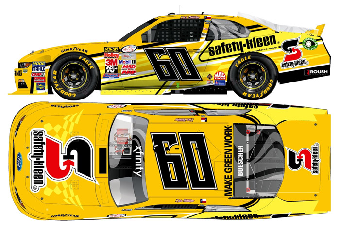 2015 Chris Buescher #60 Safety-Kleen Diecast