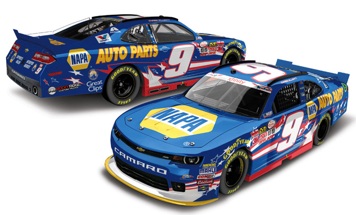 2015 Chase Elliott #9 NAPA - American Salute Diecast