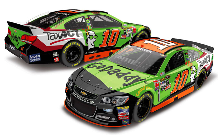 2015 Danica Patrick #10 GoDaddy / TaxACT 1/64 Diecast