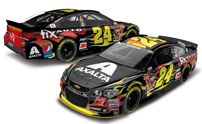 2015 Jeff Gordon #24 Axalta Fix Auto 1/64 Diecast