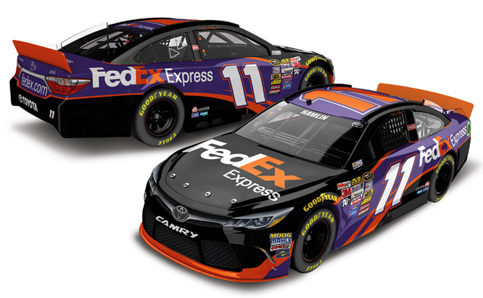 2015 Denny Hamlin #11 FedEx Express 1/64 Diecast