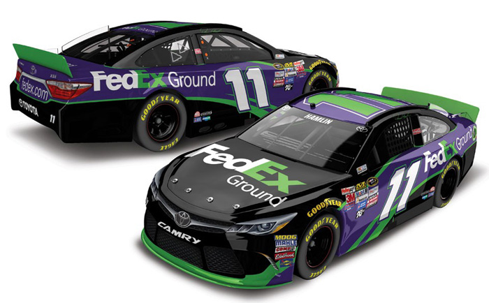 2015 Denny Hamlin #11 FedEx Ground 1/64 Diecast
