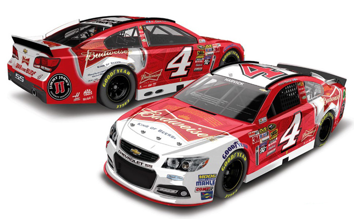 2015 Kevin Harvick #4 Budweiser / Liquid Color Diecast