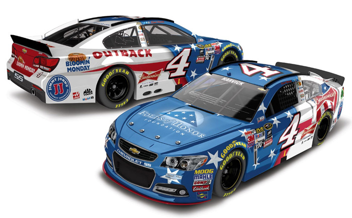 2015 Kevin Harvick #4 Folds of Honor Foundation 1/64 Diecast