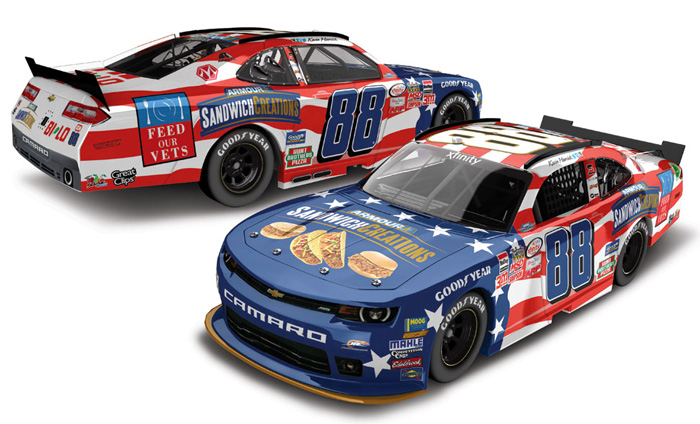 2015 Kevin Harvick #88 Armour Sandwich Creations 1/64 Diecast