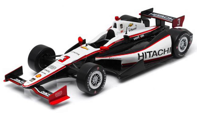 2015 Helio Castroneves #3 Hitachi IndyCar Series 1/64 Diecast