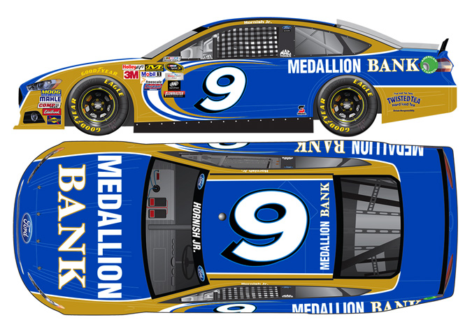 2015 Sam Hornish Jr #9 Medallion Bank 1/64 Diecast