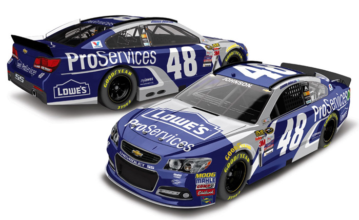 2015 Jimmie Johnson #48 Lowe's ProServices Diecast