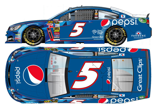 2015 Kasey Kahne #5 Pepsi 1/64 Diecast