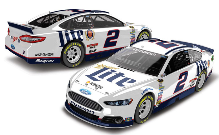 2015 Brad Keselowski #2 Miller Lite 1/64 Diecast