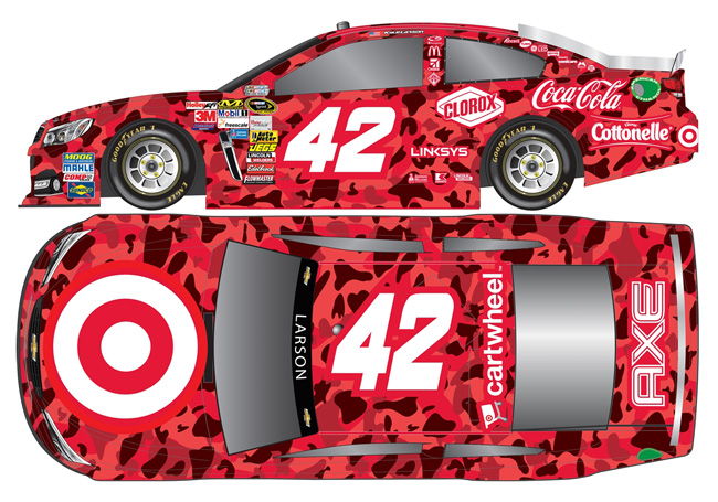 2015 Kyle Larson #42 Target Camo 1/64 Diecast