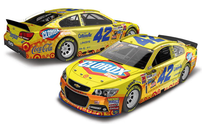2015 Kyle Larson #42 Clorox Disinfecting Wipes 1/64 Diecast