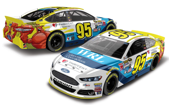 2015 Michael McDowell #95 Thrivent - SpongeBob Squarepants Diecast 