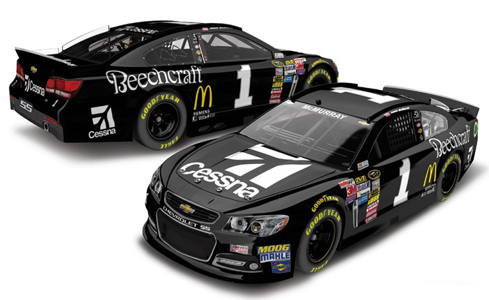 2015 Jamie McMurray #1 Cessna 1/64 Diecast
