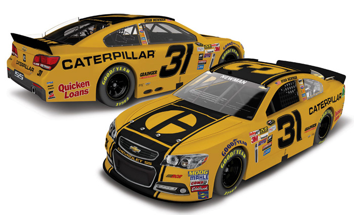2015 Ryan Newman #31 Caterpillar - Darlington Throwback Diecast