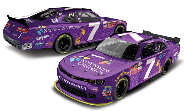 2015 Regan Smith #7 Nationwide Children's Diecast - Autographed