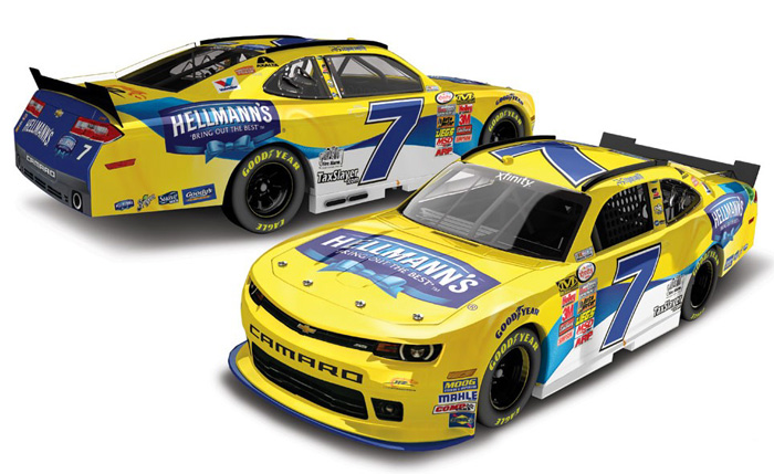 2015 Regan Smith #7 Hellmann's 1/64 Diecast