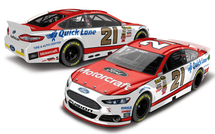 2015 Ryan Blaney #21 Motorcraft Diecast