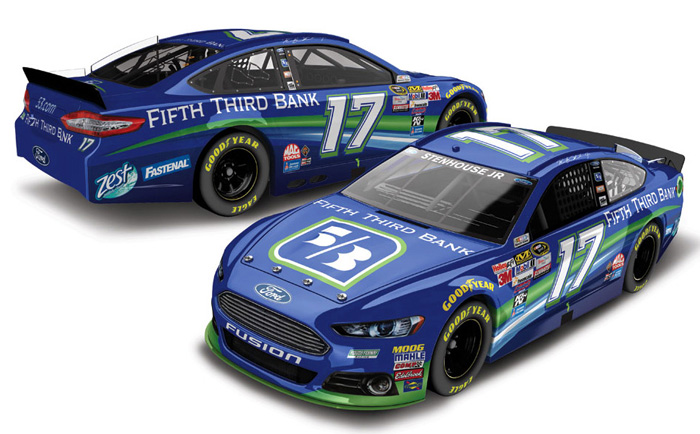 2015 Ricky Stenhouse Jr #17 Fifth Third Bank 1/64 Diecast