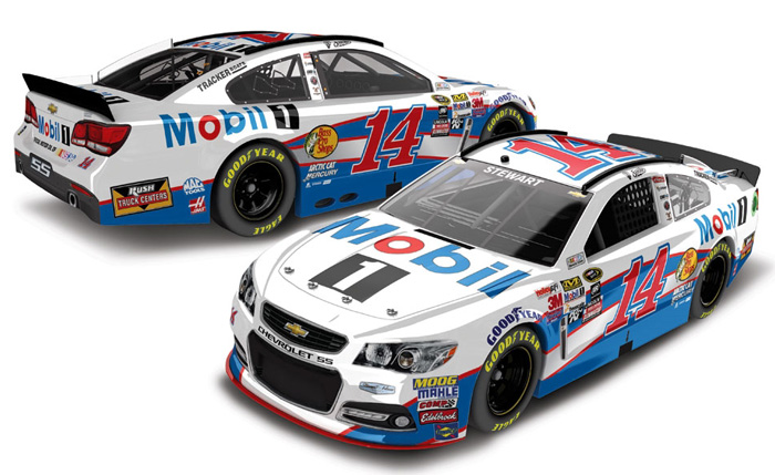 2015 Tony Stewart #14 Mobil 1 Americana 1/64 Diecast