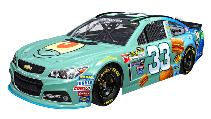 2015 Ty Dillon #33 SpongeBob Squarepants Diecast