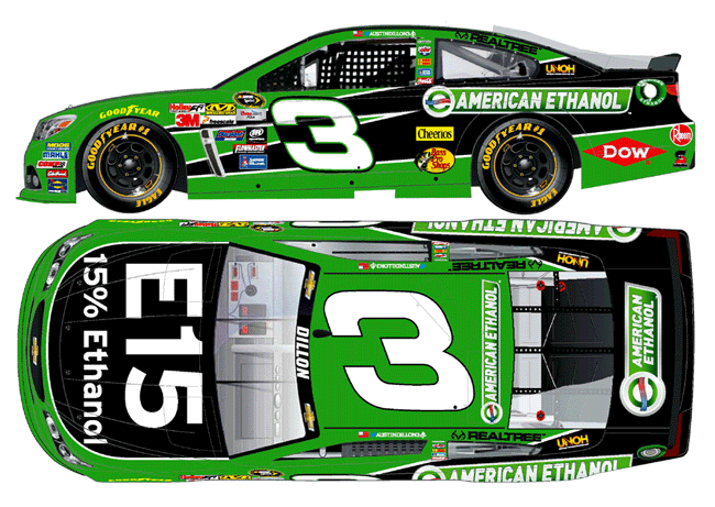 2016 Austin Dillon #3 American Ethanol 1/64 Diecast