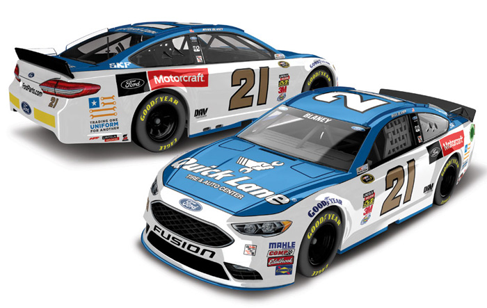 2016 Ryan Blaney #21 Quick Lane 1/64 Diecast