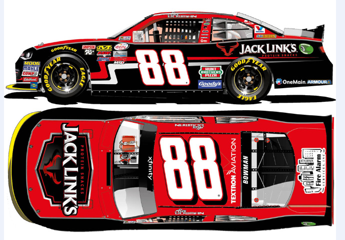 2016 Alex Bowman #88 Jack Link's 1/64 Diecast