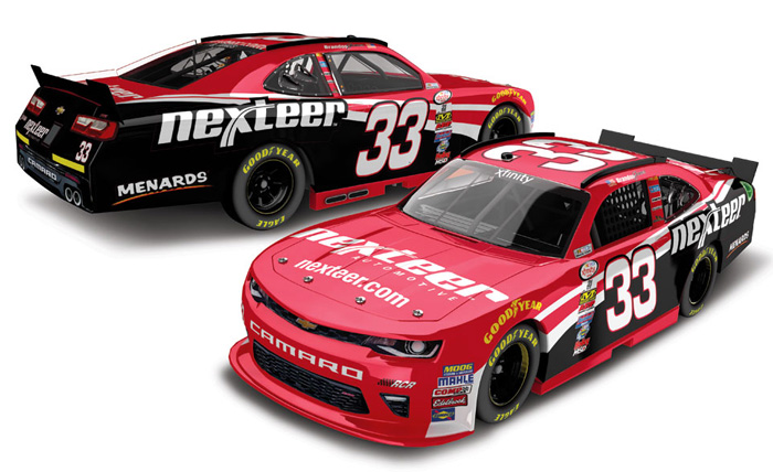 2016 Brandon Jones #33 Nexteer Automotive 1/64 Diecast