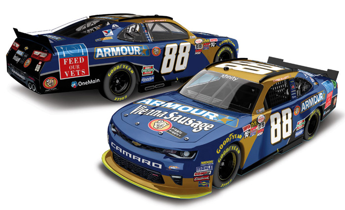 2016 Chase Elliott #88 Armour Foods Diecast