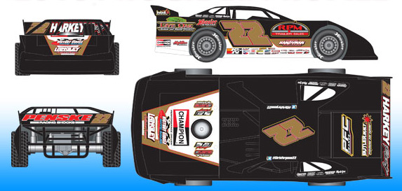 2016 Chris Ferguson #22 Champion - Dirt Late Model Diecast