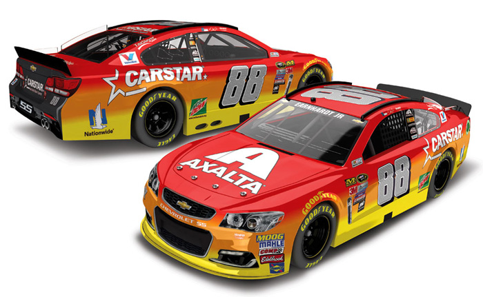 2016 Dale Earnhardt Jr #88 Axalta / CARSTAR Diecast