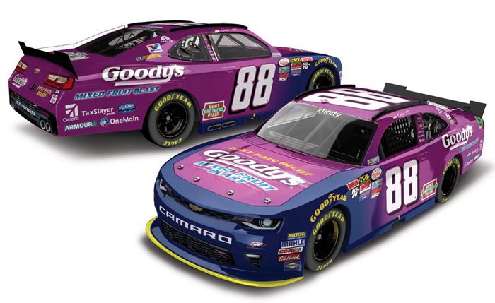 2016 Dale Earnhardt Jr #88 Goody's Diecast