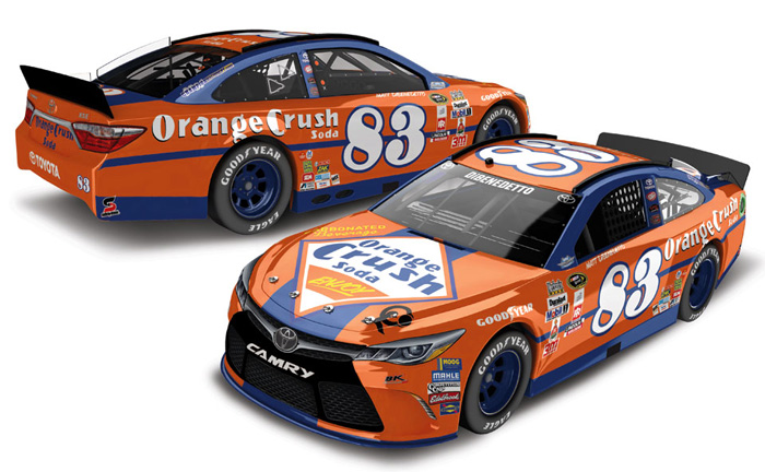 2016 Matt DiBenedetto #83 Orange Crush - Darlington 1/64 Diecast