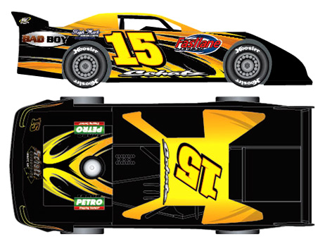 2016 Donny Schatz #15 Petro - Dirt Late Model 1/64 Diecast