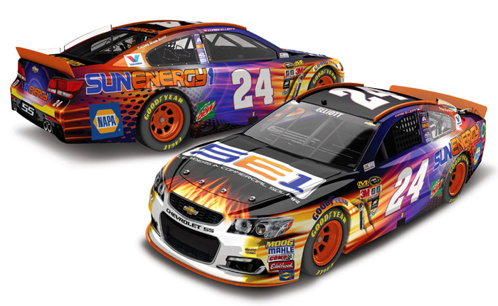 2016 Chase Elliott #24 SunEnergy1 Diecast