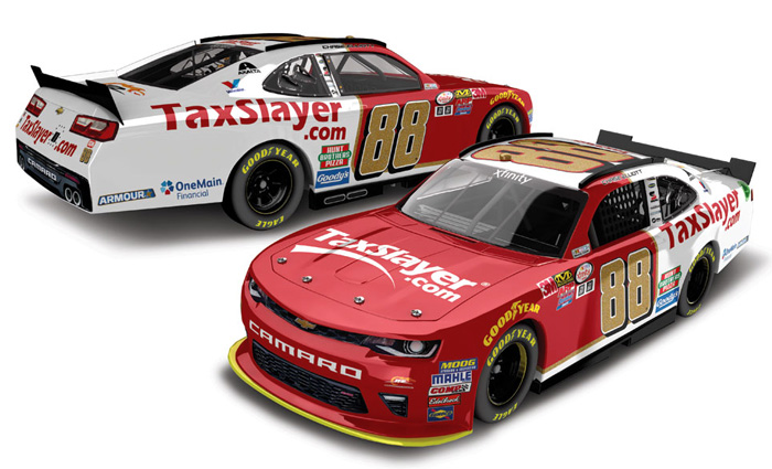 2016 Chase Elliott #88 TaxSlayer.com Diecast